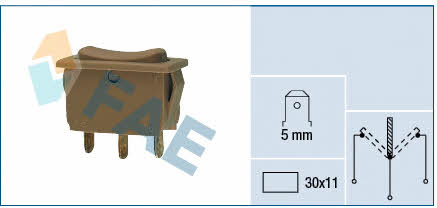 FAE 62980 Door end 62980: Buy near me in Poland at 2407.PL - Good price!