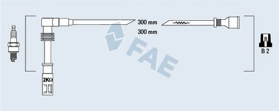 FAE 85682 Ignition cable kit 85682: Buy near me in Poland at 2407.PL - Good price!