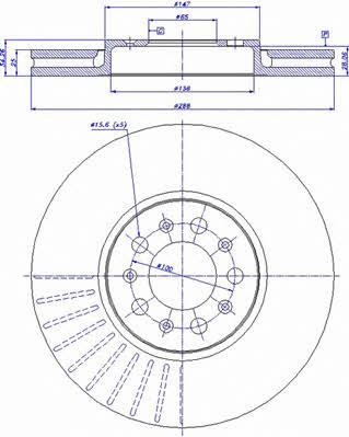 Car 142.748 Front brake disc ventilated 142748: Buy near me in Poland at 2407.PL - Good price!