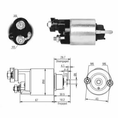 Meat&Doria 46149 Solenoid switch, starter 46149: Buy near me in Poland at 2407.PL - Good price!