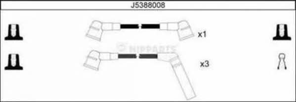 Nipparts J5388008 Przewody wysokiego napięcia, komplet J5388008: Dobra cena w Polsce na 2407.PL - Kup Teraz!