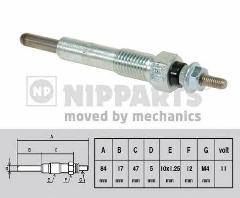 Nipparts J5719009 Glow plug J5719009: Buy near me at 2407.PL in Poland at an Affordable price!