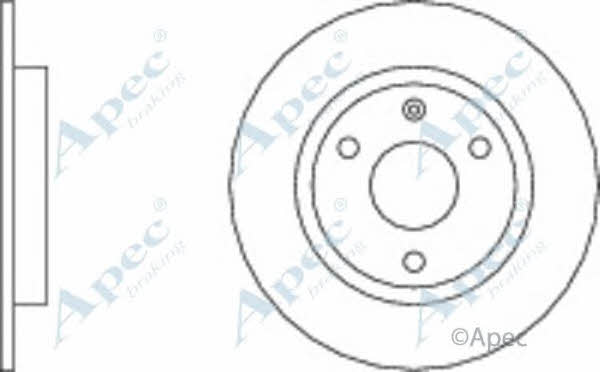 APEC braking DSK124 Tarcza hamulcowa DSK124: Dobra cena w Polsce na 2407.PL - Kup Teraz!