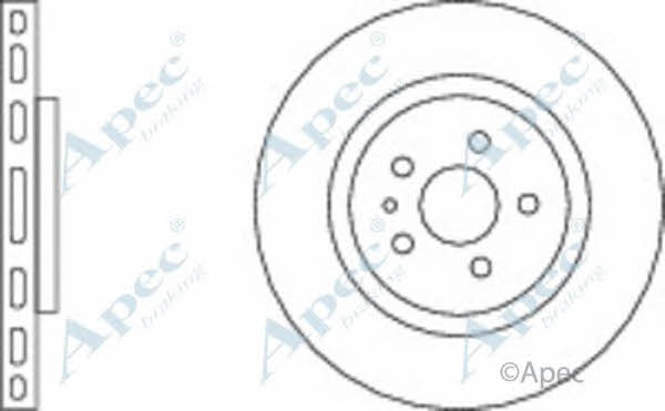 APEC braking DSK2028 Brake disc DSK2028: Buy near me in Poland at 2407.PL - Good price!