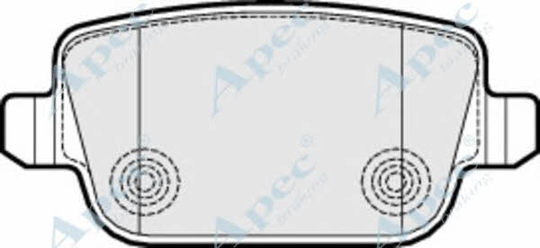 APEC braking PAD1532 Brake Pad Set, disc brake PAD1532: Buy near me in Poland at 2407.PL - Good price!