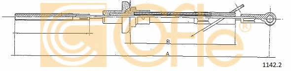 Cofle 1142.2 Трос зчеплення 11422: Приваблива ціна - Купити у Польщі на 2407.PL!