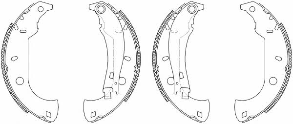 Hella-Pagid 8DB 355 003-361 Колодки гальмівні барабанні, комплект 8DB355003361: Приваблива ціна - Купити у Польщі на 2407.PL!