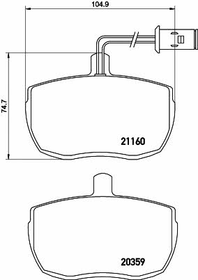 Купить Hella-Pagid 8DB 355 005-831 по низкой цене в Польше!