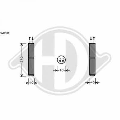 Diederichs 8603512 Осушитель кондиционера 8603512: Отличная цена - Купить в Польше на 2407.PL!