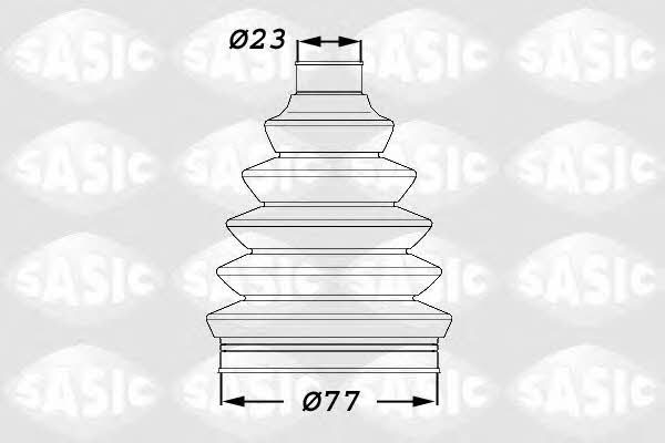 Sasic 1900008 Outer drive shaft boot, kit 1900008: Buy near me in Poland at 2407.PL - Good price!