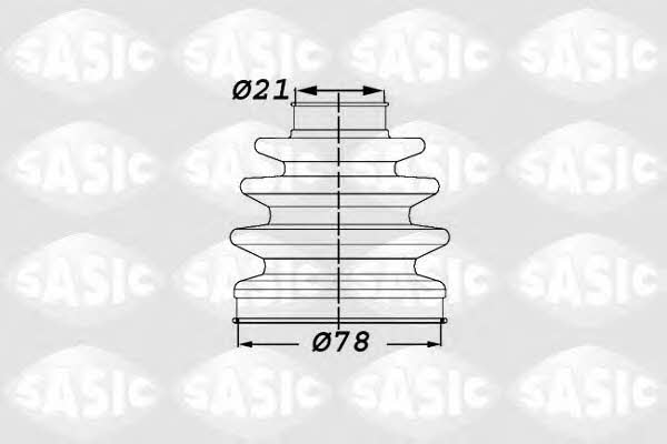 Sasic 1906013 Outer drive shaft boot, kit 1906013: Buy near me in Poland at 2407.PL - Good price!