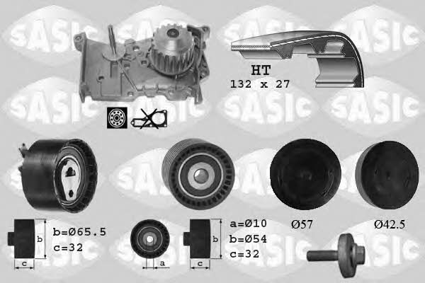 Sasic 3904011 Ремінь ГРМ, комплект з водяним насосом 3904011: Приваблива ціна - Купити у Польщі на 2407.PL!