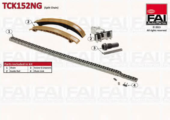 FAI TCK152NG Timing chain kit TCK152NG: Buy near me in Poland at 2407.PL - Good price!
