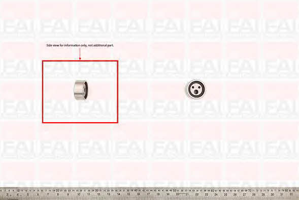 FAI T6085 Tensioner pulley, timing belt T6085: Buy near me in Poland at 2407.PL - Good price!