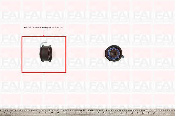 FAI T9254 Tensioner pulley, timing belt T9254: Buy near me in Poland at 2407.PL - Good price!