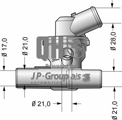Jp Group 3014600119 Thermostat, coolant 3014600119: Buy near me in Poland at 2407.PL - Good price!