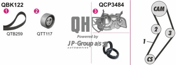 Jp Group 4314101819 TIMING BELT KIT WITH WATER PUMP 4314101819: Buy near me in Poland at 2407.PL - Good price!