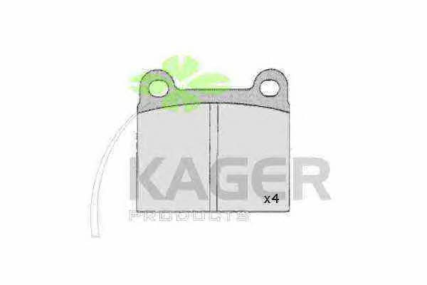 Kager 35-0366 Тормозные колодки дисковые, комплект 350366: Отличная цена - Купить в Польше на 2407.PL!