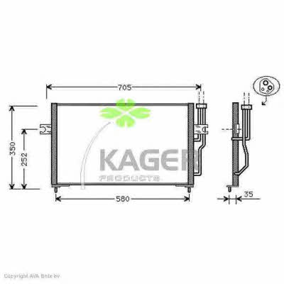 Kager 94-5381 Cooler Module 945381: Buy near me in Poland at 2407.PL - Good price!