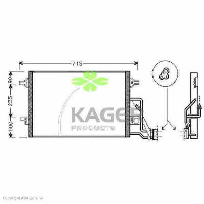Kager 94-5404 Cooler Module 945404: Buy near me in Poland at 2407.PL - Good price!