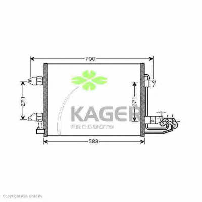 Kager 94-5407 Cooler Module 945407: Buy near me in Poland at 2407.PL - Good price!