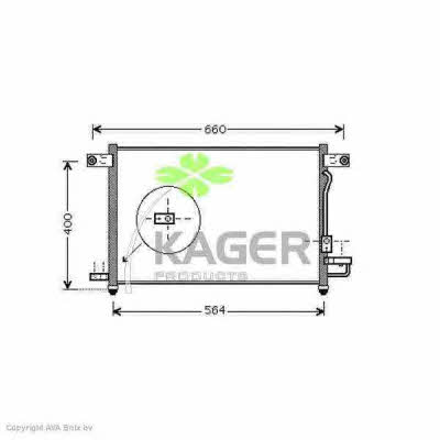 Kager 94-6051 Cooler Module 946051: Buy near me in Poland at 2407.PL - Good price!