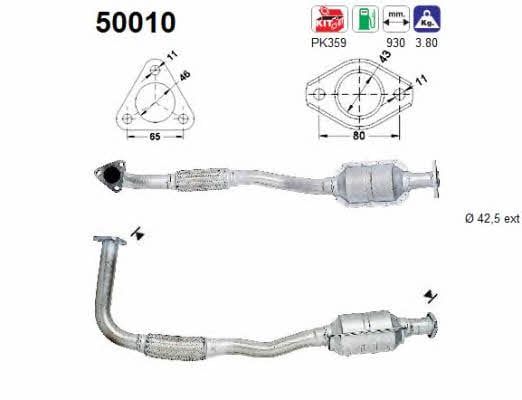 As 50010 Катализатор 50010: Отличная цена - Купить в Польше на 2407.PL!