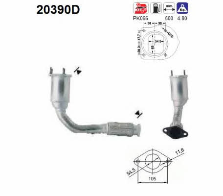 As 20390D Catalytic Converter 20390D: Buy near me in Poland at 2407.PL - Good price!