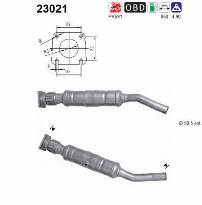 As 23021 Catalytic Converter 23021: Buy near me in Poland at 2407.PL - Good price!