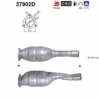 As 37902D Catalytic Converter 37902D: Buy near me in Poland at 2407.PL - Good price!