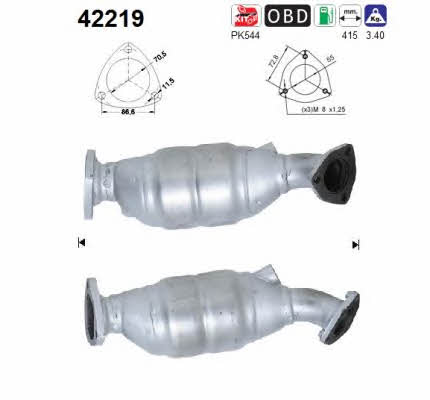 As 42219 Catalytic Converter 42219: Buy near me in Poland at 2407.PL - Good price!