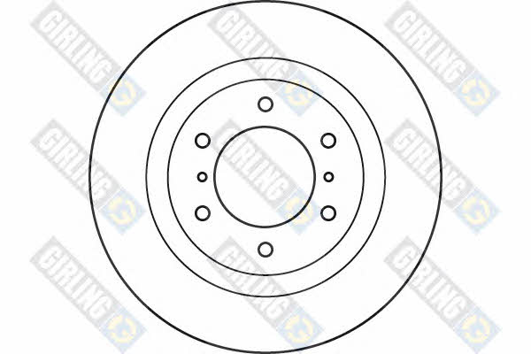 Girling 6049435 Front brake disc ventilated 6049435: Buy near me in Poland at 2407.PL - Good price!