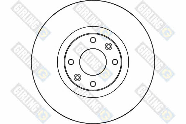 Girling 6049625 Front brake disc ventilated 6049625: Buy near me in Poland at 2407.PL - Good price!