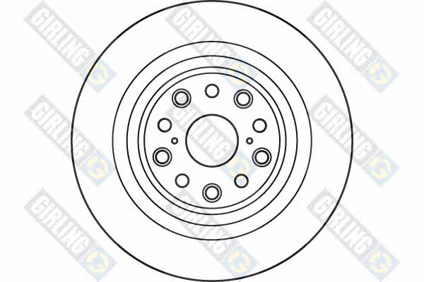 Girling 6060385 Rear ventilated brake disc 6060385: Buy near me in Poland at 2407.PL - Good price!