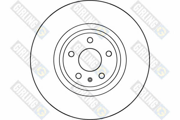 Girling 6060514 Rear brake disc, non-ventilated 6060514: Buy near me in Poland at 2407.PL - Good price!