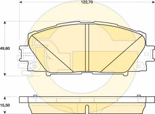 Girling 6141739 Тормозные колодки дисковые, комплект 6141739: Отличная цена - Купить в Польше на 2407.PL!