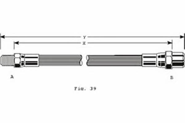 Girling 9002126 Brake Hose 9002126: Buy near me in Poland at 2407.PL - Good price!