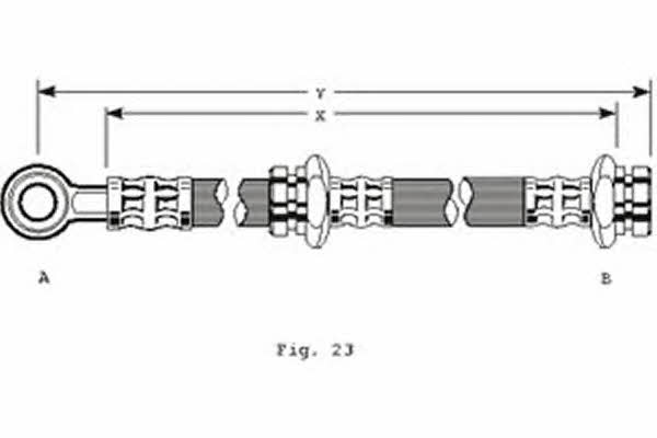 Girling 9004113 Brake Hose 9004113: Buy near me in Poland at 2407.PL - Good price!