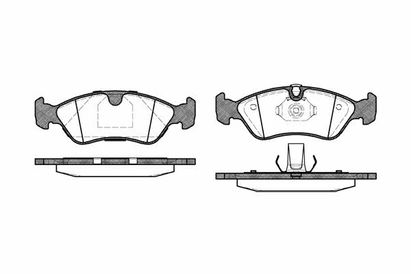 Kawe 0286 50 Brake Pad Set, disc brake 028650: Buy near me in Poland at 2407.PL - Good price!