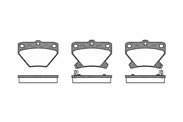 Kawe 0741 02 Brake Pad Set, disc brake 074102: Buy near me in Poland at 2407.PL - Good price!