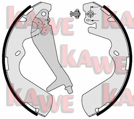 Kawe 08240 Brake shoe set 08240: Buy near me at 2407.PL in Poland at an Affordable price!