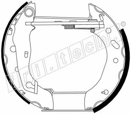 Fri.tech 16270 Brake shoe set 16270: Buy near me in Poland at 2407.PL - Good price!