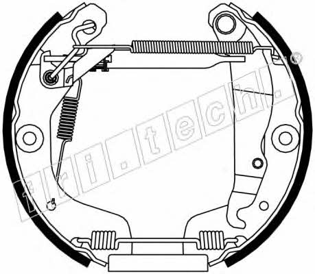 Fri.tech 16473 Brake shoe set 16473: Buy near me in Poland at 2407.PL - Good price!