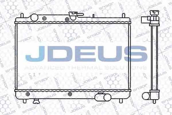 J. Deus 016N11 Радіатор охолодження двигуна 016N11: Приваблива ціна - Купити у Польщі на 2407.PL!