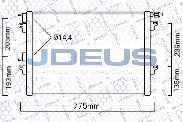 J. Deus 723M75 Cooler Module 723M75: Buy near me in Poland at 2407.PL - Good price!
