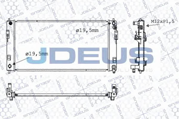 J. Deus 019M72 Kühler motorkühlung 019M72: Kaufen Sie zu einem guten Preis in Polen bei 2407.PL!