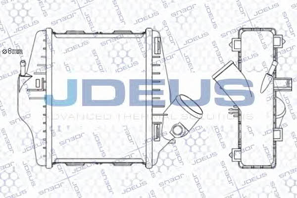 J. Deus 817M84A Intercooler, charger 817M84A: Buy near me in Poland at 2407.PL - Good price!