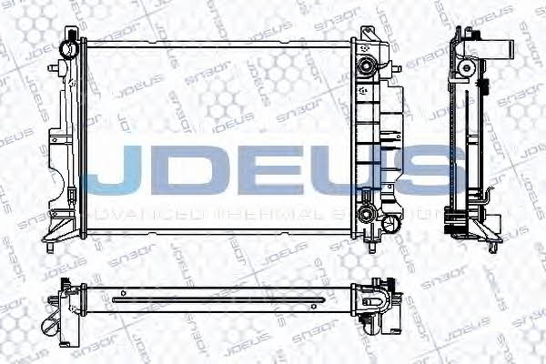 J. Deus RA0240180 Радиатор охлаждения двигателя RA0240180: Отличная цена - Купить в Польше на 2407.PL!