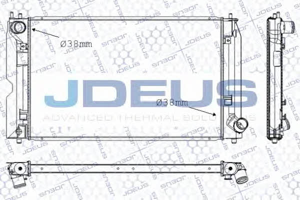 J. Deus RA0280150 Radiator, engine cooling RA0280150: Buy near me at 2407.PL in Poland at an Affordable price!