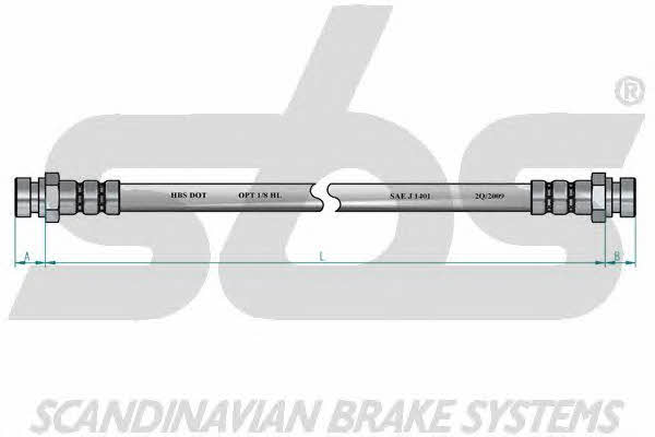 SBS 1330853409 Brake Hose 1330853409: Buy near me in Poland at 2407.PL - Good price!